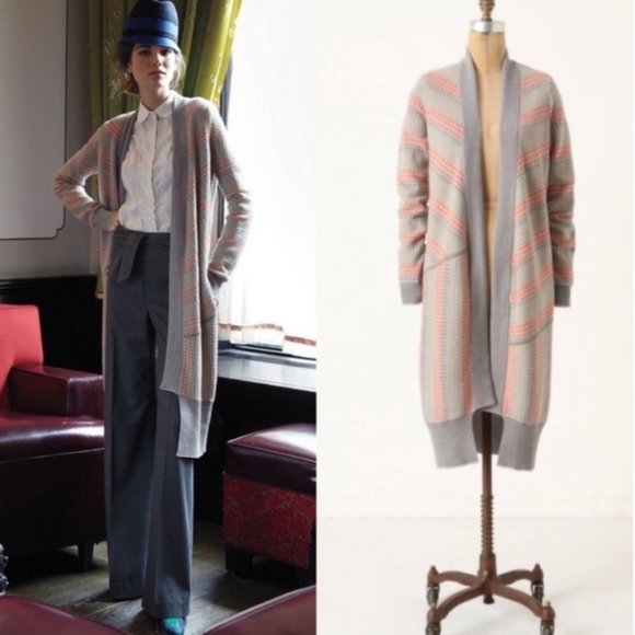 Anthropologie Sweaters - Anthropologie Sparrow Traveled Paths Long Cardigan